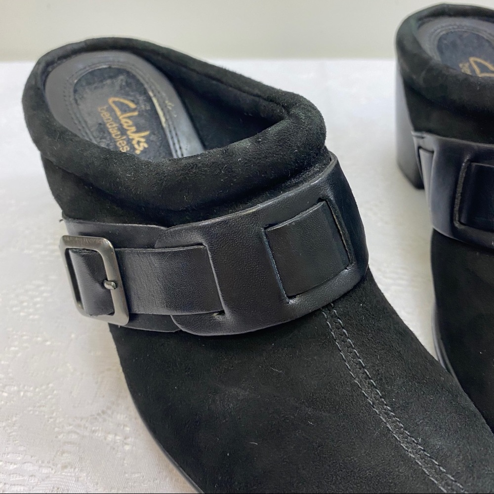 Clarks Bendables. Clogs. Size 6.5 M. Black color. - Picture 3 of 9
